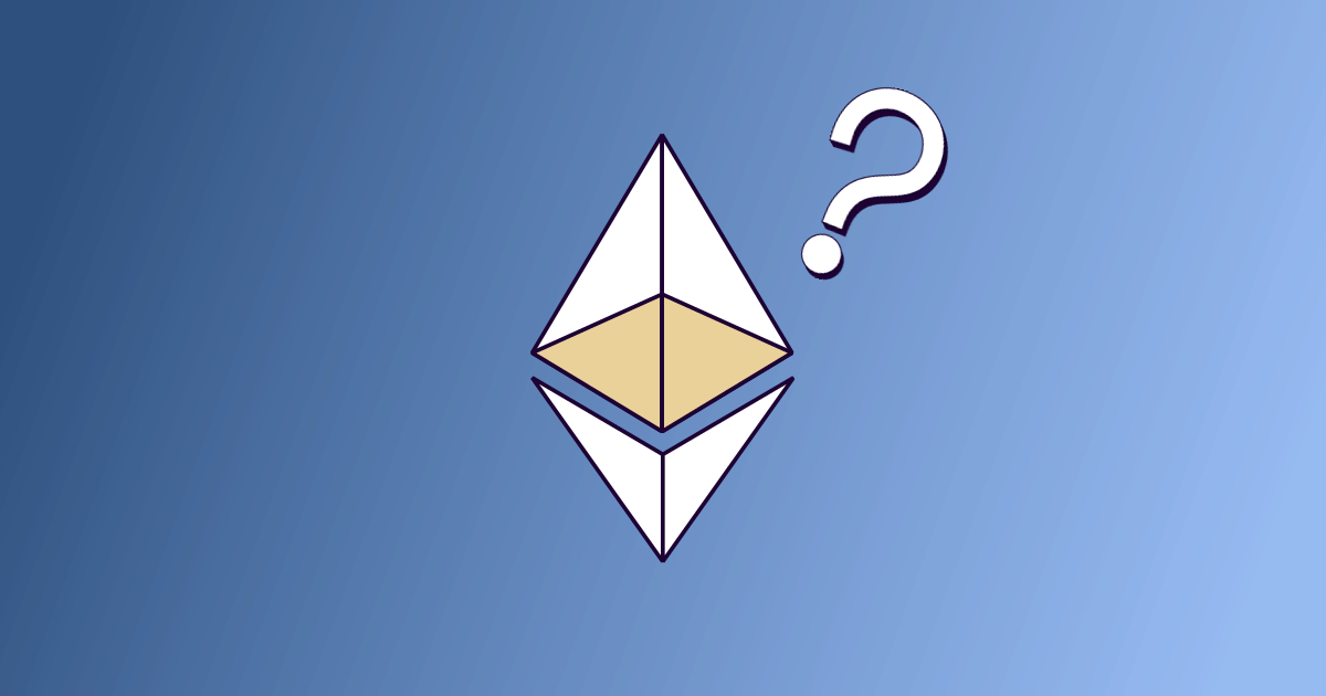 Un token représenté par le logo Ethereum et un point d'interrogation