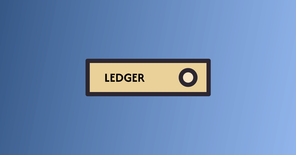Représentation d'un wallet Ledger beige.