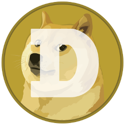 Le logo officiel du Dogecoin.