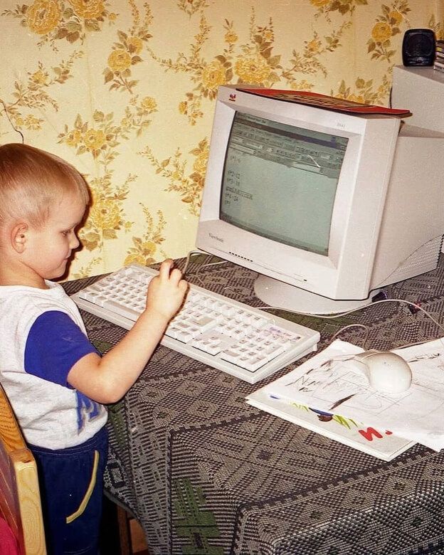 Vitalik codant en étant enfant