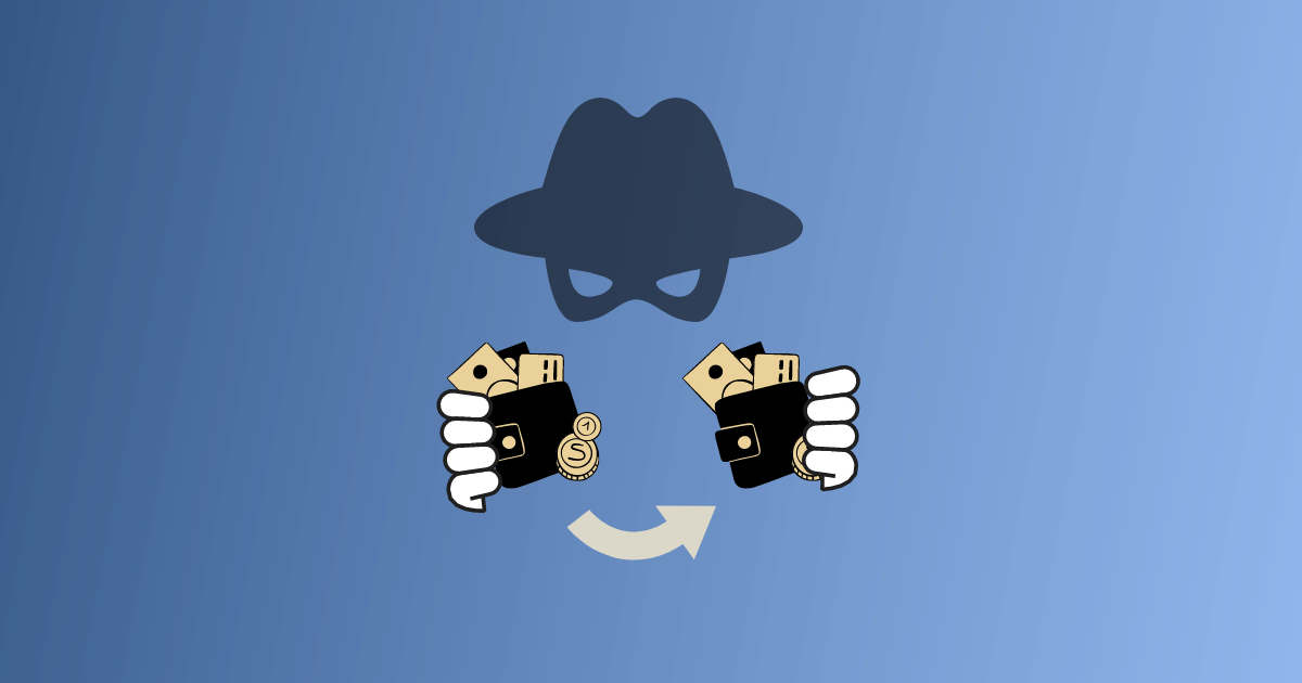 Représentation d'un wallet contrôlée par un hacker et qui swap tout fonds envoyés à un wallet vers un autre.